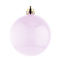 Image showing Pink christmas ball