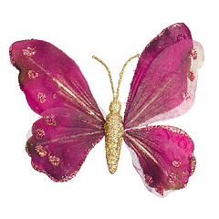 Image showing Butterfly Christmas tree ornament