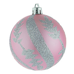 Image showing Pink christmas ball