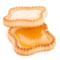 Image showing Lime jam tartlets