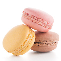 Image showing Colorful French Macarons