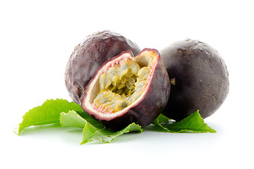 Image showing Fresh passion fruit