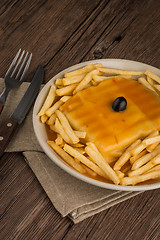 Image showing Francesinha on plate