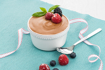 Image showing Chocolate mousse 