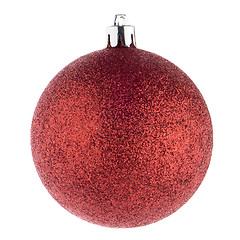 Image showing Red Christmas bauble