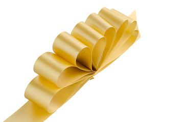 Image showing Yellow gift bow