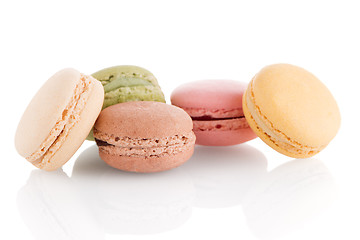 Image showing Colorful French Macarons