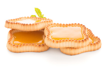 Image showing Lime jam tartlets