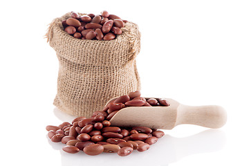 Image showing Red beans bag