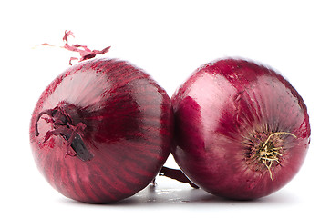 Image showing Red onions