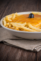 Image showing Francesinha on plate