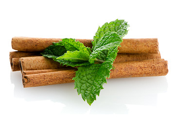 Image showing Cinnamon sticks