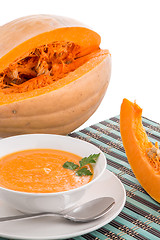 Image showing Pumpkin soup 