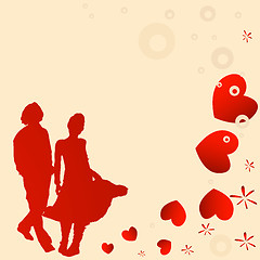 Image showing couple, valentine design