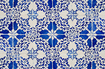 Image showing Ornamental old typical tiles