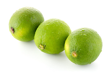 Image showing Fresh green limes