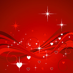 Image showing hearts background