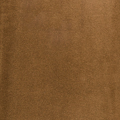 Image showing Brown leather texture closeup