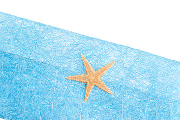 Image showing Sea star blue envelope