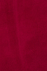 Image showing Red leather texture