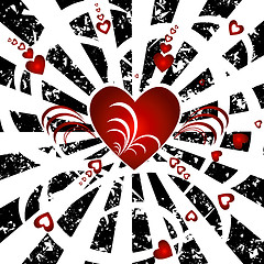 Image showing hearts background