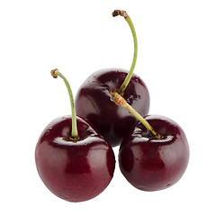 Image showing Red cherries 