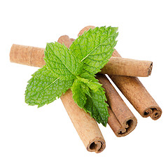 Image showing Cinnamon sticks