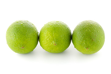 Image showing Fresh green limes