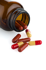 Image showing Pills from bottle