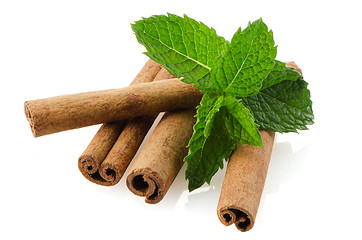 Image showing Cinnamon sticks