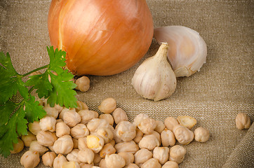 Image showing Garlic and onion