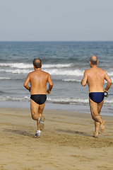 Image showing Running men