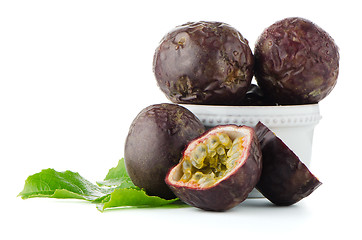 Image showing Fresh passion fruit