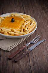 Image showing Francesinha on plate