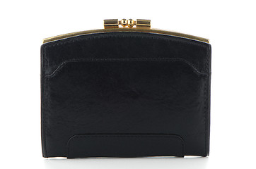 Image showing Black Leather Purse 