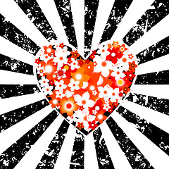 Image showing hearts background