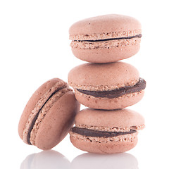 Image showing Colorful French Macarons