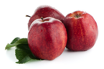 Image showing Ripe red apples