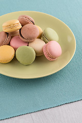 Image showing Colorful macaroons