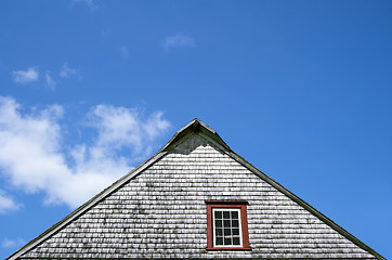 Image showing Roof of an old rustic house