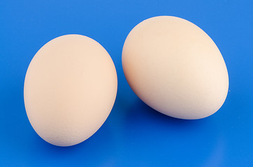 Image showing Two eggs