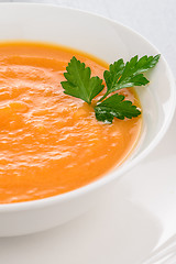 Image showing Pumpkin soup 