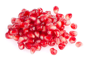 Image showing Pomegranate seed pile