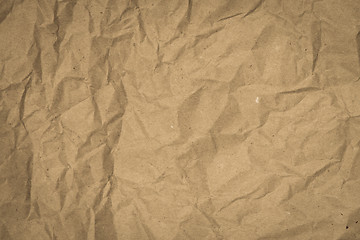 Image showing Crumpled recycled paper