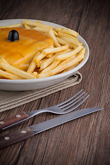 Image showing Francesinha on plate