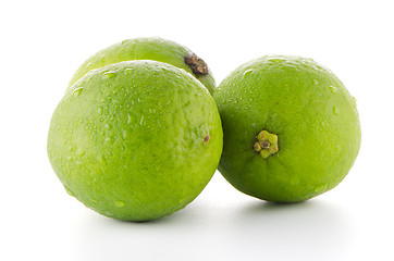 Image showing Fresh green limes