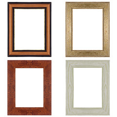 Image showing Four picture frames