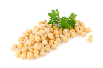 Image showing Pile of chickpeas