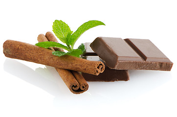 Image showing Chocolate parts