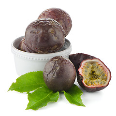 Image showing Fresh passion fruit